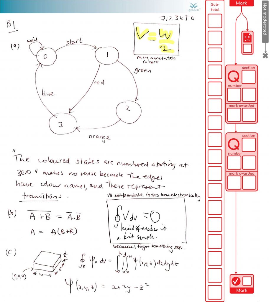 marking pdf assignments